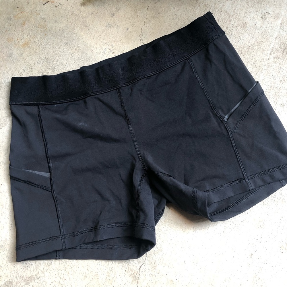lululemon athletica Black Athletic Shorts